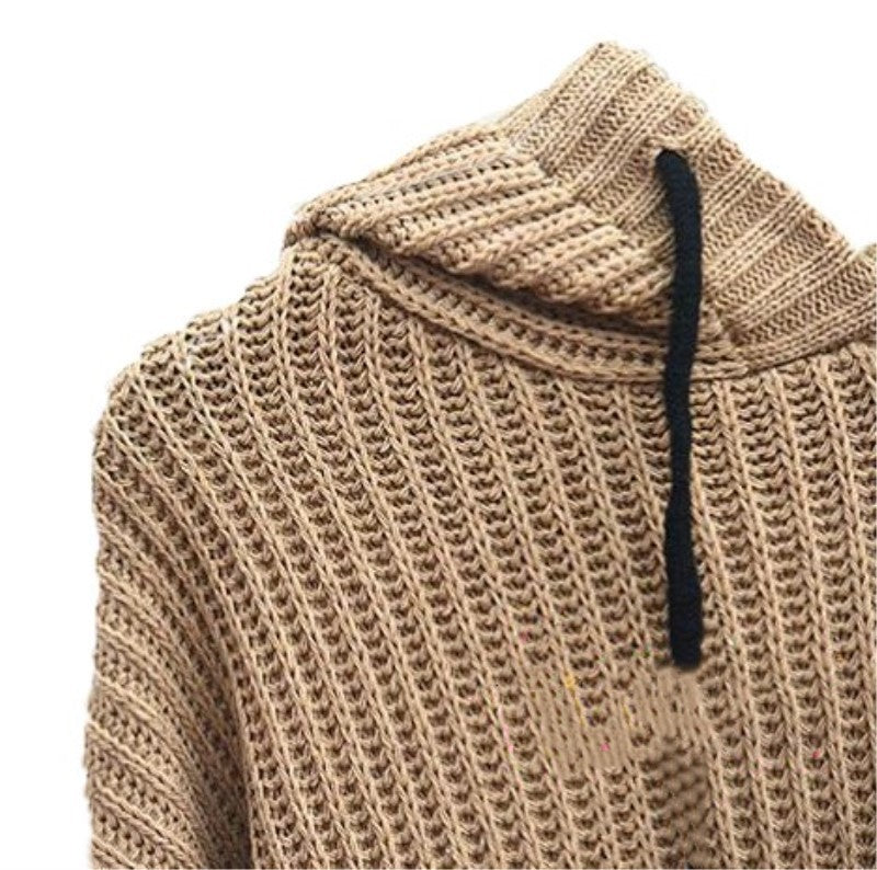 Chunky knit hoodie sweater for women with a loose fit Lune London