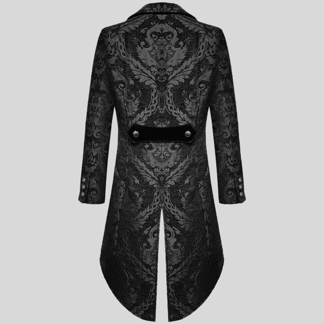 Chic und Stil | Victorian Inspired Tailcoat with Embossed Brocade Pattern