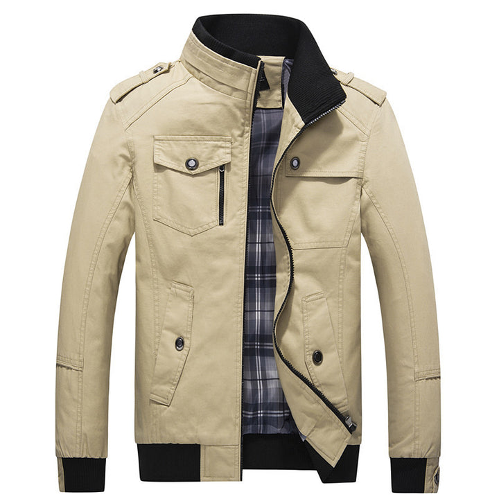 Multifunctional transition jacket for men with practical pockets Lune London