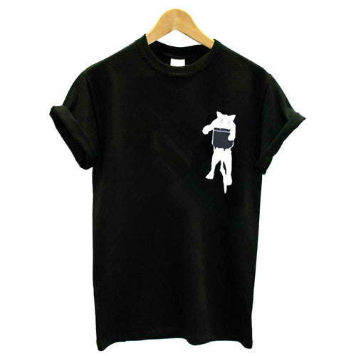 T-shirt pour femmes avec motif animal créatif et coupe décontractée Chic & Stil