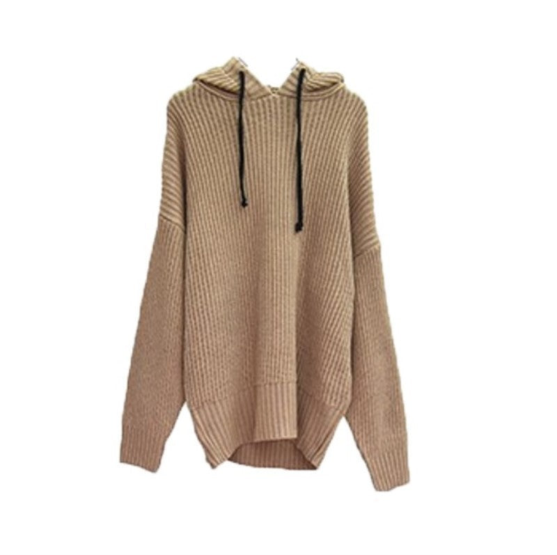 Chunky knit hoodie sweater for women with a loose fit Lune London