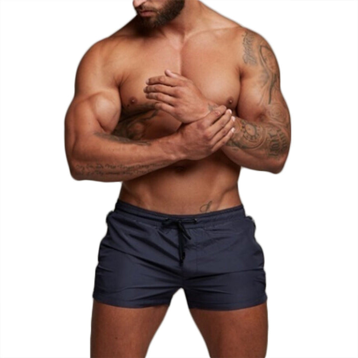 Shorts de bain sportifs pour hommes avec taille ajustable et poches latérales Lune London