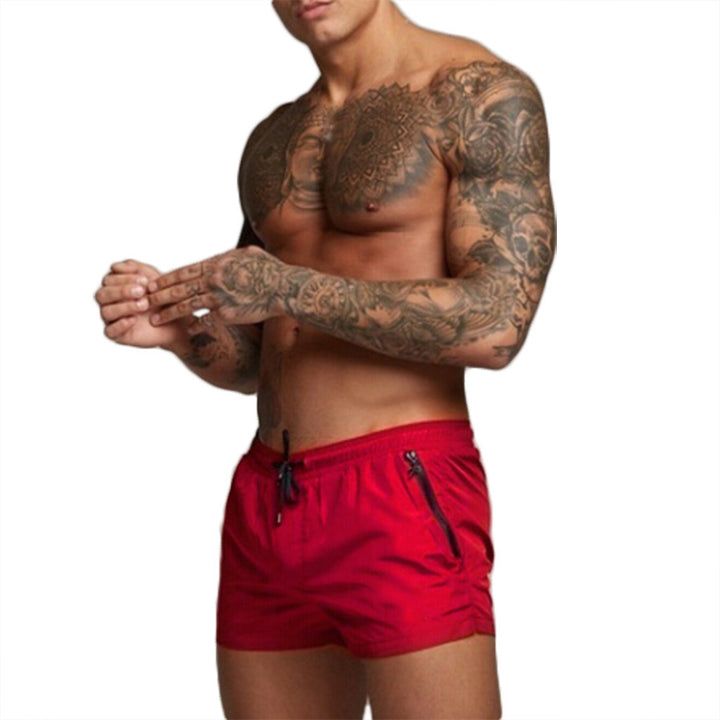 Shorts de bain sportifs pour hommes avec taille ajustable et poches latérales Lune London
