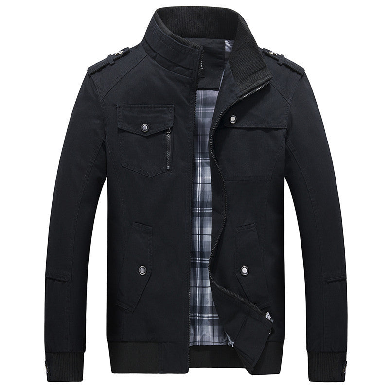 Multifunctional transition jacket for men with practical pockets Lune London