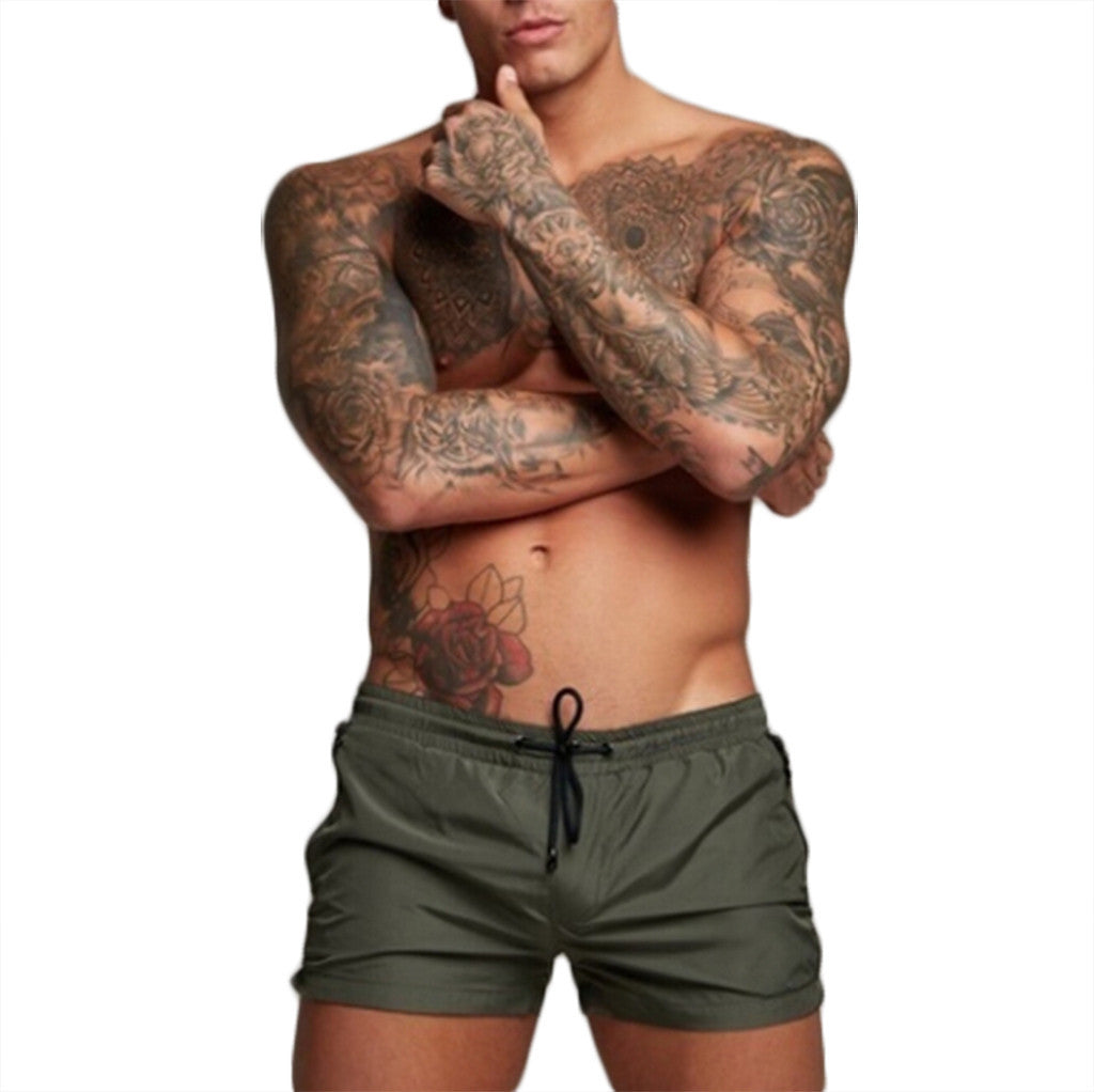 Shorts de bain sportifs pour hommes avec taille ajustable et poches latérales Lune London