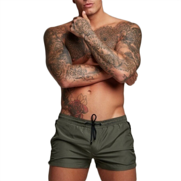 Shorts de bain sportifs pour hommes avec taille ajustable et poches latérales Lune London