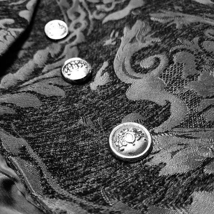 Chic und Stil | Victorian Inspired Tailcoat with Embossed Brocade Pattern