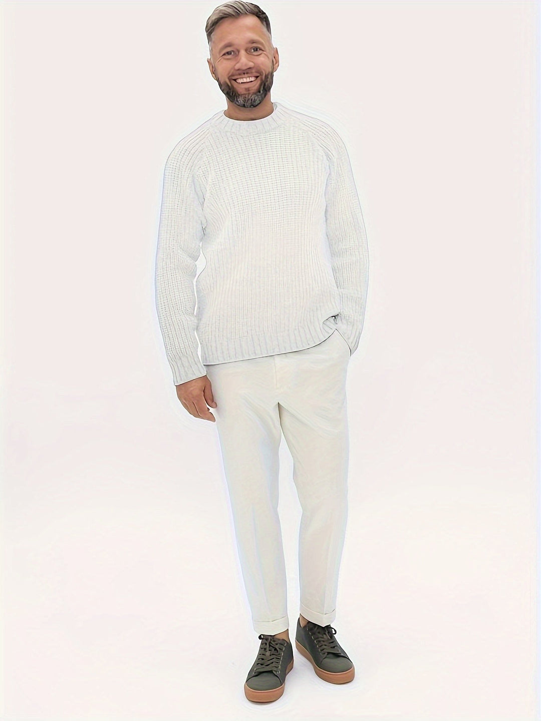 Lune London | Knit Sweater in Classic Design Acrylic Comfortable and Warm