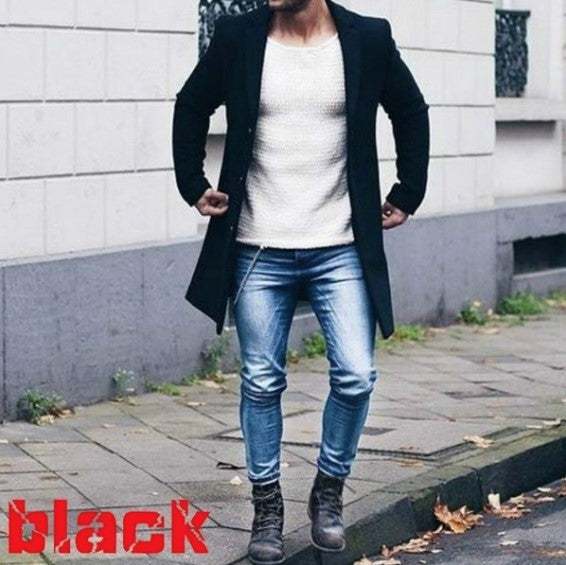 Men's Elegant Long Blazer with tailored cut and high-quality materials Lune London