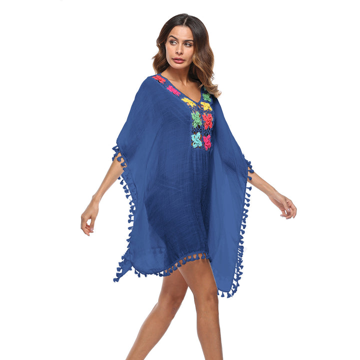 Ladies Embroidered Beach Kaftan Lune London