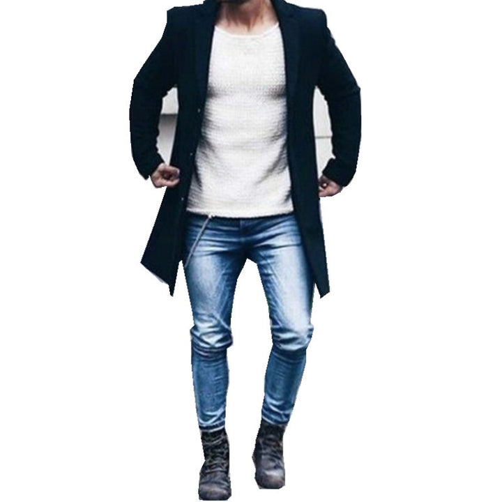 Men's Elegant Long Blazer with tailored cut and high-quality materials Lune London