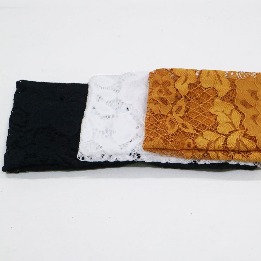 Ladies Flowers Lace Scrunchie Lune London