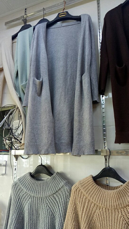 Knit cardigan for women with fashionable V-neck and relaxed fit Lune London