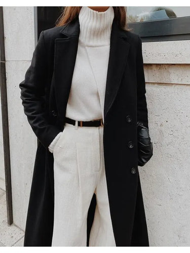 Lune London | Black Casual Winter Coat