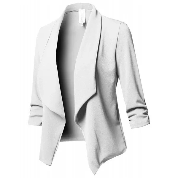 Lune London | Women's Blazer Open Front Elegant Light