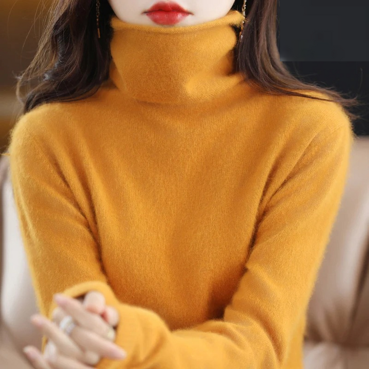 Lune London | Cashmere Pullover Women Soft Turtleneck Sweater Warm & Luxurious Design