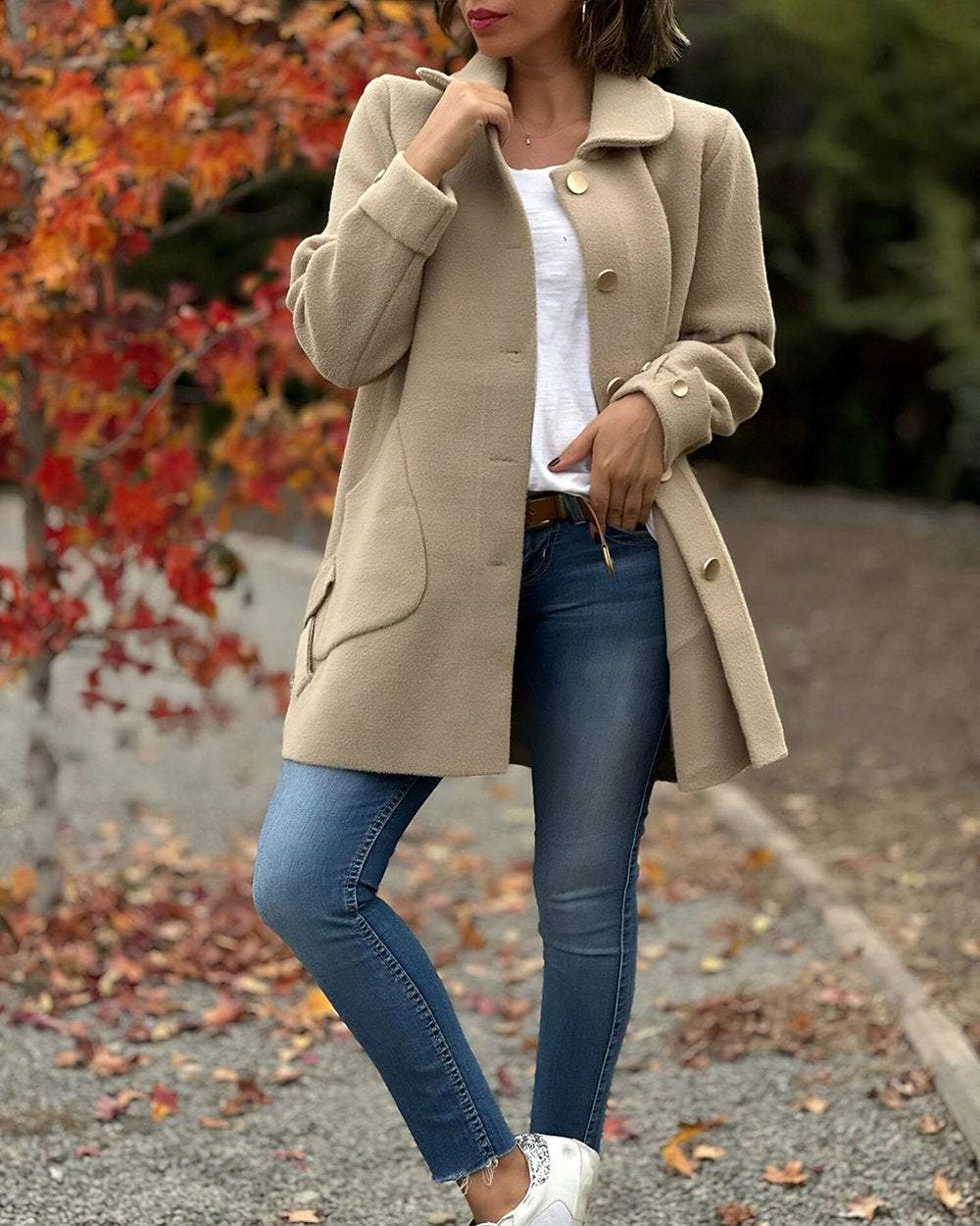 Lune London | Chic, elegant jacket with a stylish side knot detail.