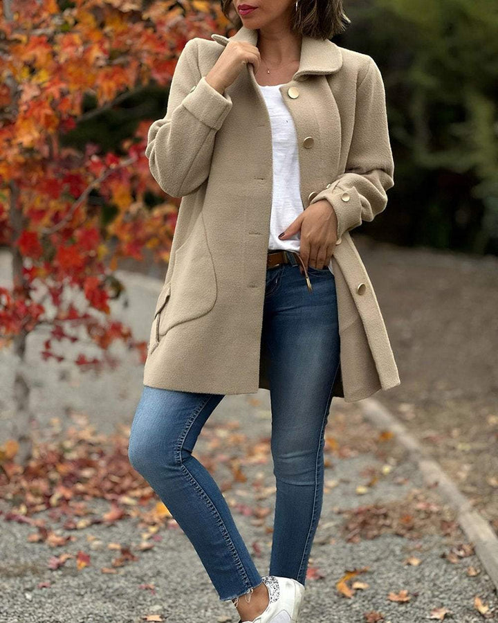Lune London | Chic, elegant jacket with a stylish side knot detail.