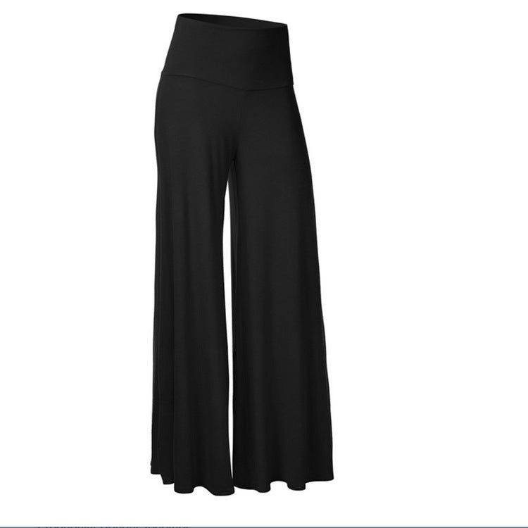 Casual palazzo pants for women with elastic waist and wide fit Lune Londonl