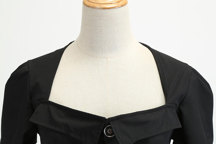 Robe swing pour femmes avec corsage ajusté et jupe large fluide Chic & Stil