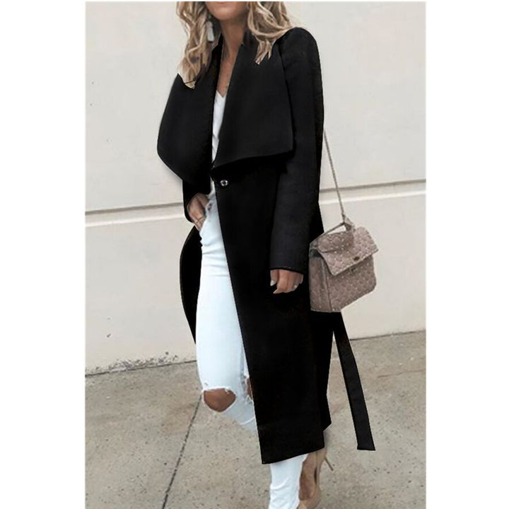Ladies elegant overlay with large collar Lune London