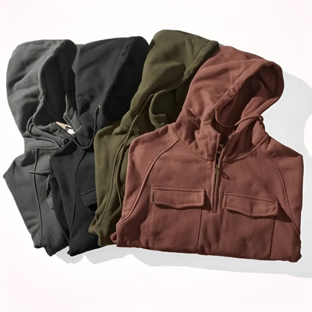 Lune London | Men's winter hoodie with fleece lining and hood