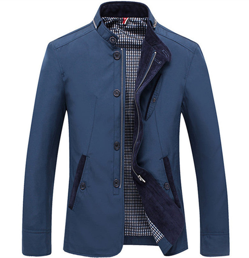 Elegant transitional jacket for men with a refined interior Lune London