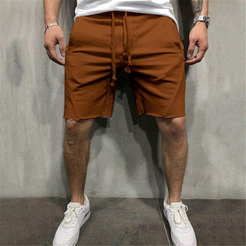 Casual sports shorts for men with adjustable drawstring and side pockets Chic and Style