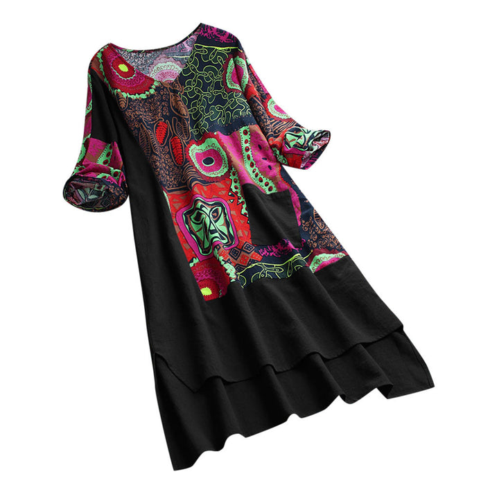 Tunique femme avec motif coloré et coupe décontractée Chic & Stil