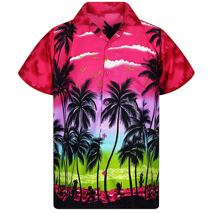 Summer shirt for men with tropical print Lune London