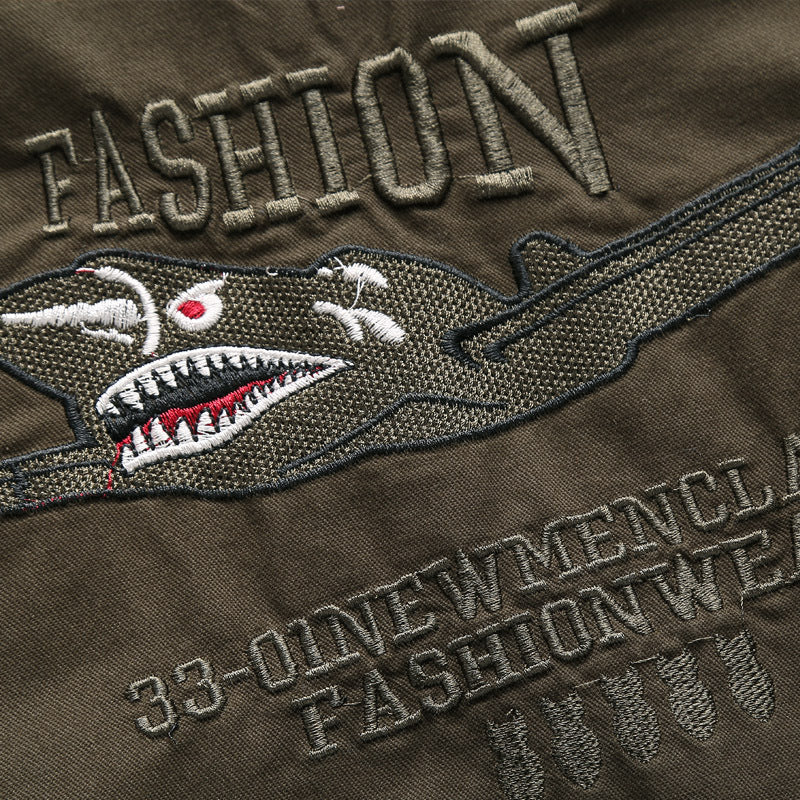 Men's bomber jacket with unique patches Lune London
