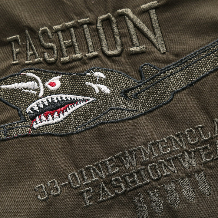 Men's bomber jacket with unique patches Lune London