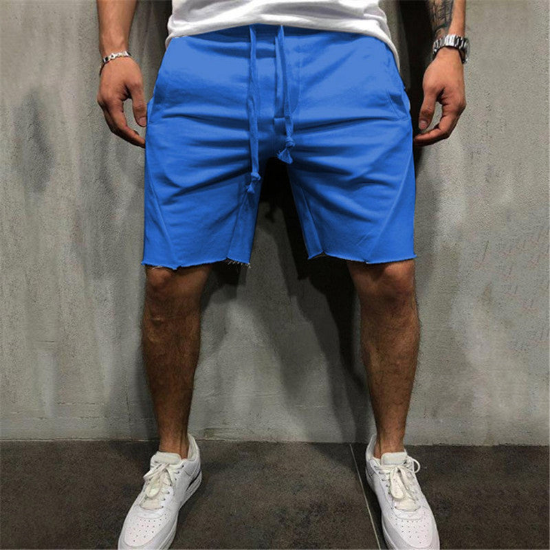 Casual sports shorts for men with adjustable drawstring and side pockets Chic and Style
