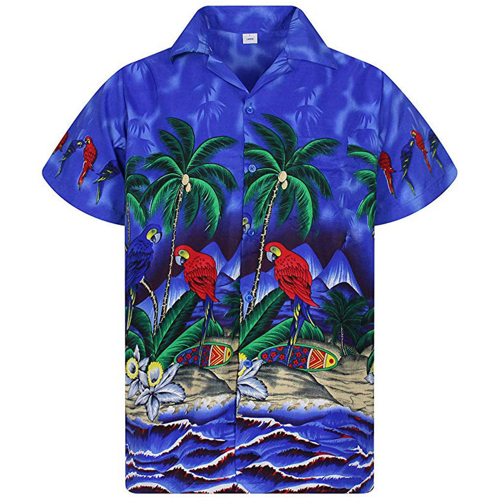 Summer shirt for men with tropical print Lune London