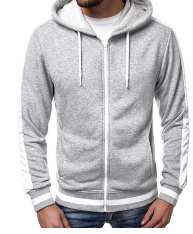 Men's sporty hoodie with contrasting stripes Lune London