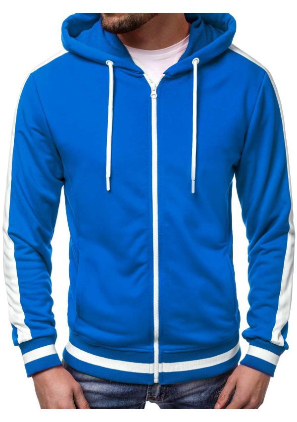 Men's sporty hoodie with contrasting stripes Lune London