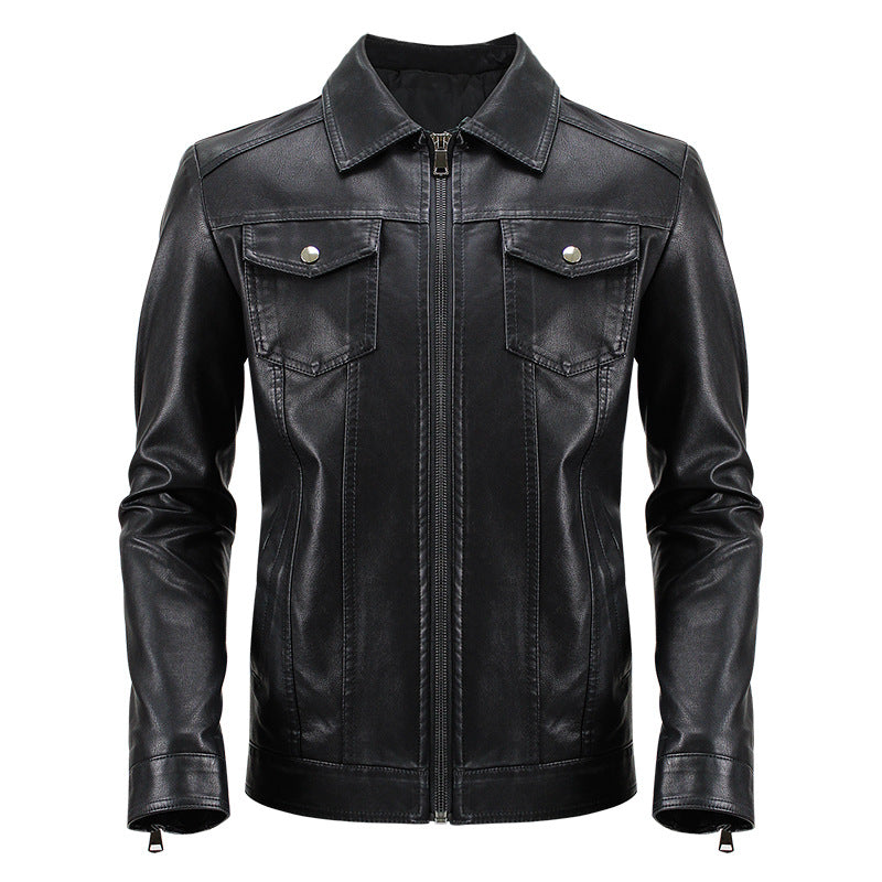 Lune London Faux Leather Jacket for Men