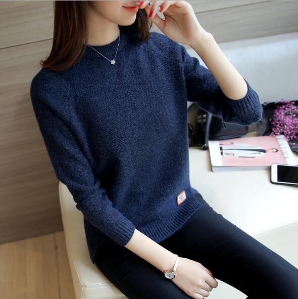 Elegant knitted pullover for women with textured fabric Lune London
