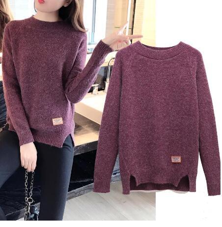 Elegant knitted pullover for women with textured fabric Lune London