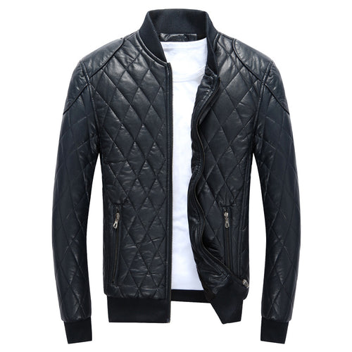 Quilted leather jacket for men Lune London