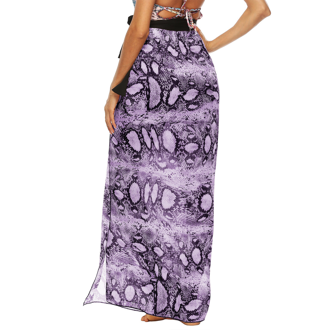 Ladies Elegant Maxi Beach Sarong Wrapped Lune London