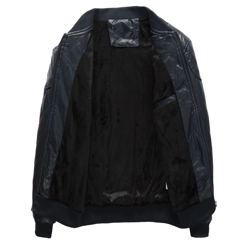 Quilted leather jacket for men Lune London