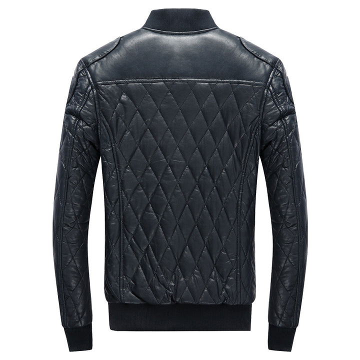 Quilted leather jacket for men Lune London