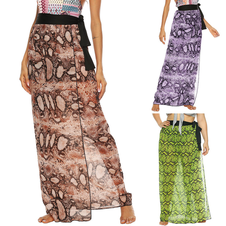 Ladies Elegant Maxi Beach Sarong Wrapped Lune London