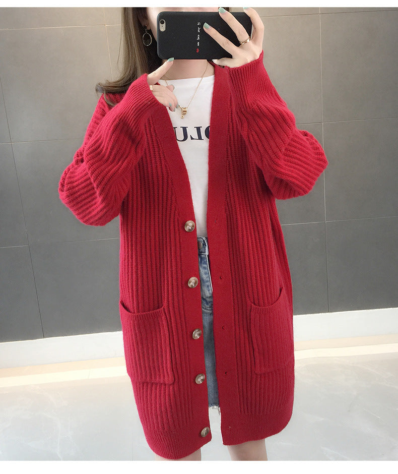 Cardigan pour femmes avec poches à rabat et patte de boutonnage Chic & Stil