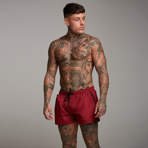 Shorts de bain pour hommes à séchage rapide avec poches zippées pratiques Lune London
