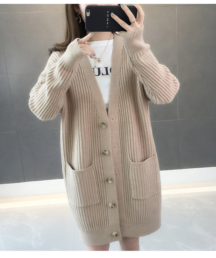 Cardigan femme avec poches et boutons Chic & Stil