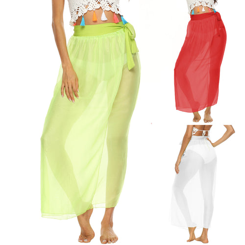 Ladies Transparent Light Beach-Hip-Cover Lune London