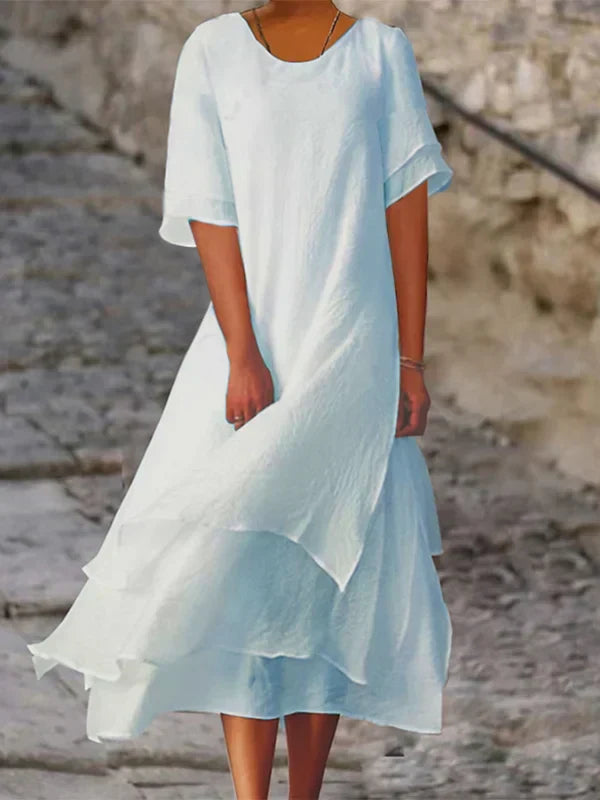 Lune London | Chic Elegance Block Slit Dress