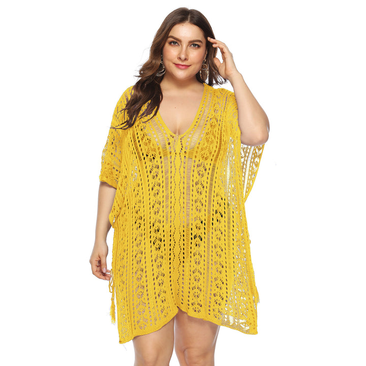 Ladies Bohemian Crochet Beach Cover Tunic Lune London
